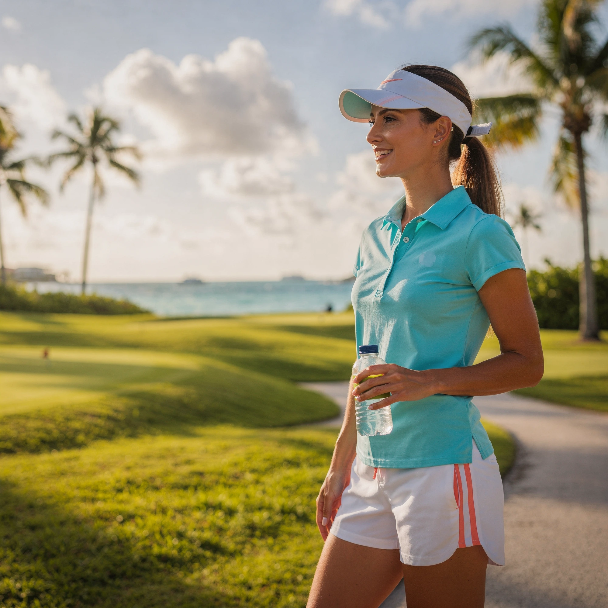 Active woman walking along the Southwest Florida coast - meet the urogynecology team serving Fort Myers Beach, FL